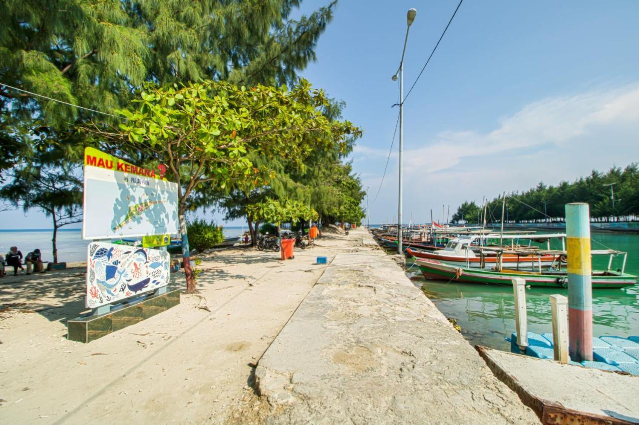 Guerilla Dive Lodge Pulau Pari Yakarta Exterior foto